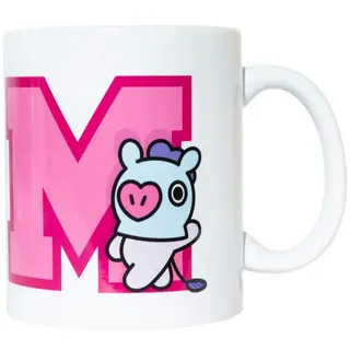 Grupo Erik BT21 Mang Tasse Kaffeebecher Kaffeetassen Merch Geschenke | Becher Teetasse Größe 9,5 x 8 cm - Fassungsvermögen 350 ml - Coffee Cup Teacup - Offizieller BT21 Mang Fanartikel