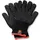 Grillhandschuhe 17,02 x 33,02 cm Baumwolle, Polyester, Silikon schwarz