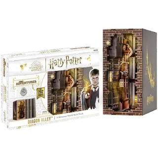 Revell Modellbausatz Tiny Adventures, Quidditch Field Harry Potter, 3D Miniaturhaus, DIY Book Nook Holz Puzzle, Handgefertigtes Diorama für Sammler und Zauberei-Fans