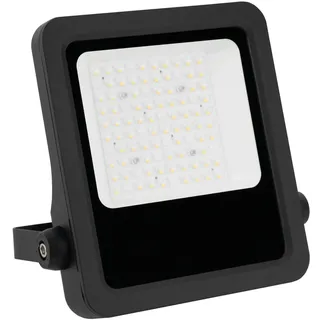 Ledvion LED Strahler Außen 50W wasserdicht IP65 6000K 6750lm | Schnellanschluss und verstellbare Halterung fuer Fassade Hof Garten und Betrieb