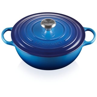 Le Creuset La Marmite Signature 26 cm, tiefes Blau