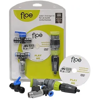 floë Floe-Entwässerungsausrüstung für Wohnwagen und Wohnmobile Grau
