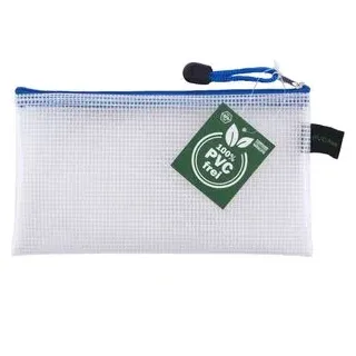 FolderSys Reißverschlussbeutel transparent/blau 0,20 cm, 1 St.