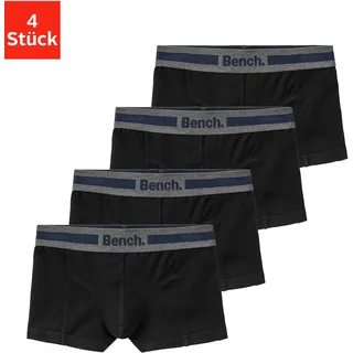 Bench. Boxer »Boxershorts für Jungen« Packung, 4 Stk. mit Overlock-Nähten vorn, grau