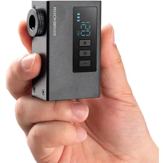 ROCKBROS Elektrische Fahrradpumpe 120 PSI Mini mit Display