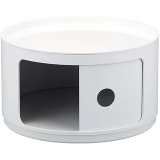 Kartell 495303 Baukastenelement Componibili rund undurchsichtig Durchmesser 42 x 23,5 cm ABS, weiß