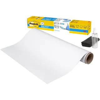 Post-it Easy Erase Whiteboard-Oberfläche, Weiß, 121.9 cm x 242 cm, 1 Rolle/Packung