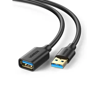 UGREEN USB 3.0 Verlängerungskabel 5Gbps A Stecker Auf A Buchse (5m) - Für Maus, Tastatur, Stick, Kartenlesegerät, Hub, Drucker, Dashcam, Kamera