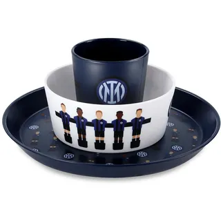 Inter - Frühstücksset aus der Fußball-Kollektion, offizielles Lizenzprodukt.
