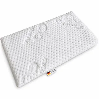 FMP Matratzenmanufaktur Kissenbezug für Nackenkissen ergonomisch Viscokissen FMP Original Bezug für Viscokissen, passgenau, atmungsaktiv, weich, waschbar, Ersatzbezug Made in Germany 70x39 cm