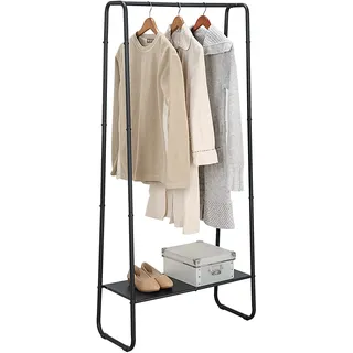 SunnyPoint Freistehender Kleiderständer, Organizer, Schrank (BLK)