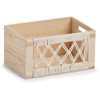 Zeller Aufbewahrungskiste Boho 30 x 20 x 16 cm 1-tlg. braun
