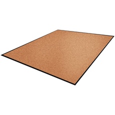 Andersen 1963631 Classic Impressions Plus Solid Nylon Faser Innenraum Bodenmatte, Nitrilgummirücken, 1224 g/sq. m, 60 cm Breite x 85 cm Länge, Dunkelbeige