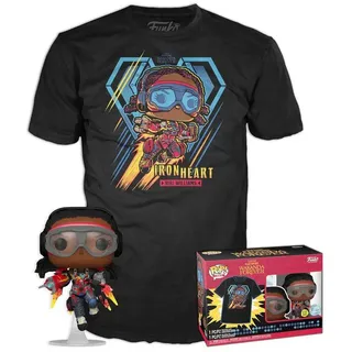 Funko Pop! Black Panther Marvel Minifiguren-set Und Ironheart Legacy T-shirt - Multicolor - L