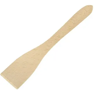 Fackelmann 86511 gebogener Holzspatel Küchenspatel Küchenwender gebogener Pfannenwender Küchenhelfer Holz, 30 cm