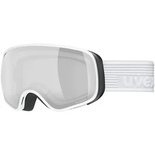 Uvex scribble FM sph Kinderskibrille, white/silver-clear, one size