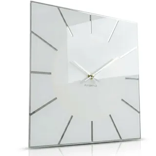 Flexistyle Wanduhr 50,0 cm  weiß