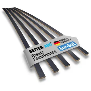 Betten-ABC Ersatz Federholzleisten 24 mm Anthrazit für 100 x 190 cm