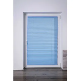K-HOME K-Home® Klebe-Plissee Iceblau Lichtschutz B40 x H130 cm