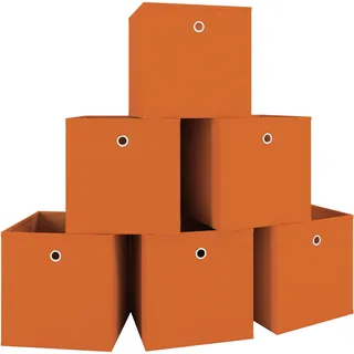 VCM Faltbox 27 x 28 x 27 cm 27-tlg. orange