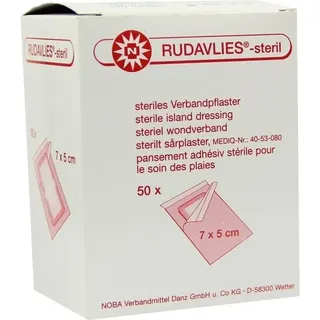 Rudavlies NOBA Rudavlies Wundpflaster 5 cm x 7 cm 50 St.