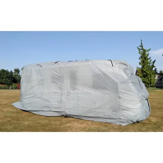 Abdeckplane , Grau , Kunststoff , 235x275x610 cm , mehrfach verwendbar, witterungsbeständig, für Wohnwagen geeignet, wasserdicht , Freizeit & Co, Heimwerken, Autozubehör