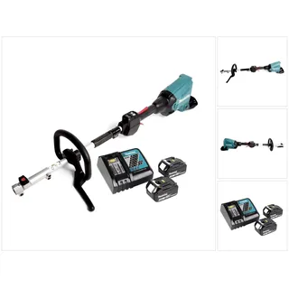 Makita DUX 60 RF Akku Multifunktionsantrieb 36V ( 2x 18V ) Brushless + 2x Akku 3,0Ah + Schnelladegerät