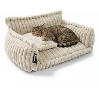 Hundesofa / Katzensofa 'Chaffar' - Creme - M (80cm)