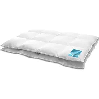 Hanskruchen Daunendecke Opal Warm 155 x 200 cm - Weiß