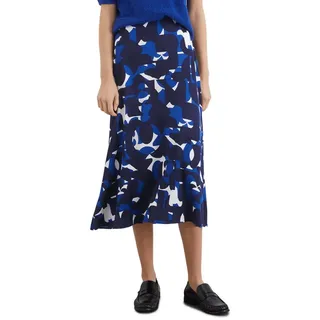 Marc O'Polo Satinrock in ausgestellter A-Linie geschnitten, bunt