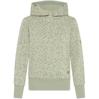 Kapuzenpullover OXMO "Hoodie OXBeate", Damen, Gr. S, grün (seagrass), Obermaterial: 55% Polyester PES. 45% Baumwolle CO., Pullover Kapuzenpullover