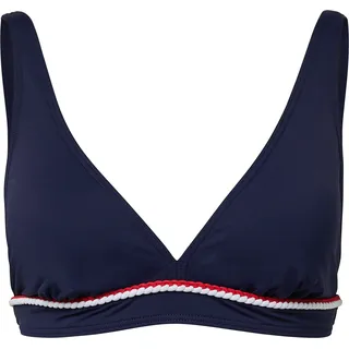 s.Oliver Triangel-Bikini-Top »Junis« mit geflochtener Kordel, blau