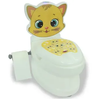 Jamara Toilettentrainer »Meine kleine Toilette Katze mit Spülsound und Toilettenpapierhalter