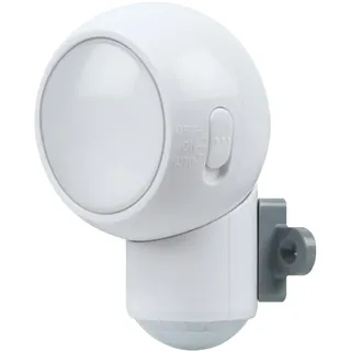 Osram LED-Nachtlicht mit Bewegungsmelder, batteriebetrieben, 3000K warmweiß, IP43-Schutz, inkl. Batterien und Magnethalterung