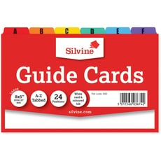 Silvine Guide Karten, 8 x 12,7 cm