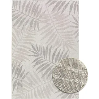 Primaflor In- und Outdoorteppich RENEW - Leaves - 160x230cm - Vintage Muster Außenteppich ideal als Terrassenteppich & Balkonteppich