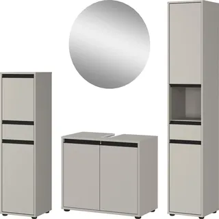 GERMANIA Badmöbel-Set »Lemont« 4 Stk. tlg., grau