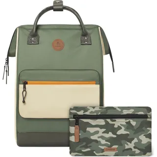 CABAIA Freizeitrucksack Rucksack mit Laptopfach Adventurer Rip Stop Backpack 23L Vila Verde dunkelgrün - dunkelgrün