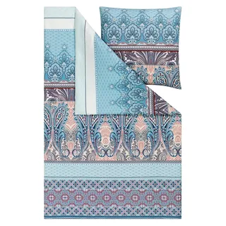 Mako Interlock Jersey Bettwäsche Carmen bleu