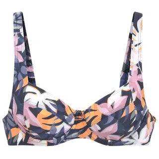 LASCANA ACTIVE Bügel-Bikini-Top Damen nachtblau bedruckt Gr.36 Cup B