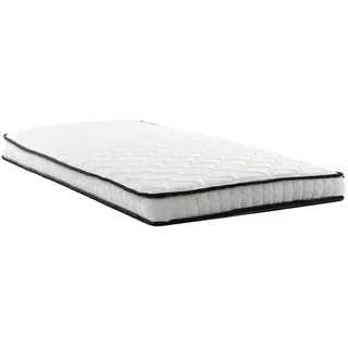 Oxeza Boxspringmatratze 90/200 cm Weiß, Dicke: 12 cm, Härtegrad: H3 , Textil , Mode , H3 , Rechteckig , 90x200 cm , Massagewirkung , Schlafzimmer, Matratzen