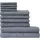 Kristall Handtuchset 10-tlg. grau