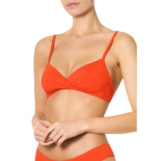 goldenpoint Bikini Damen Badeanzug BH Level, Farbe Orange, Größe 95