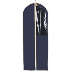 House Collection Kleiderschutzhülle, 60 x 137 cm, Blau, aus TNT, für Kleidung, Kleidung mit Reißverschluss, Abdeckungen für Smoking, Jacke, Hemden, Frauen