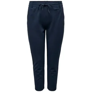 Only Elegante Stoffhose Poptrash Paperback Stretch Übergröße | 34L - Blau