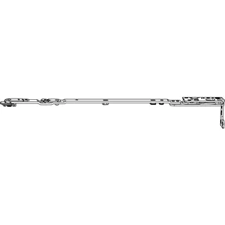 Maco DK-Scherenarm POWER 13V Holz/PVC FT30 FFB 370-800 mm silber links (217479)