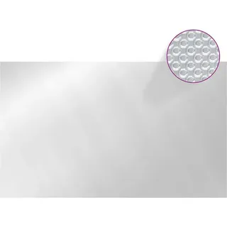 vidaXL Rechteckige Poolabdeckung 500x300 cm PE Silbern - Silber