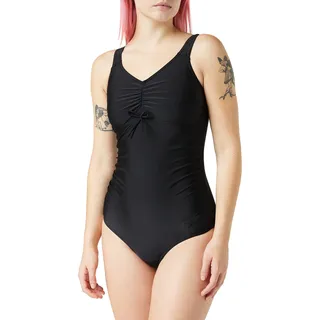 Speedo Essential Grace Umstandsbadeanzug, Badeanzug Schwangerschaft Damen, Schwarz, Größe XS