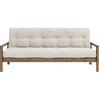 Karup Design Schlafsofa "KNOB" mit Futonmatratze, verschiedene Farben, FSC-zertifiziert, Kiefer, ivory