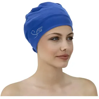 Fashy Badehaube mit Strasssteinen 3479 53 blau